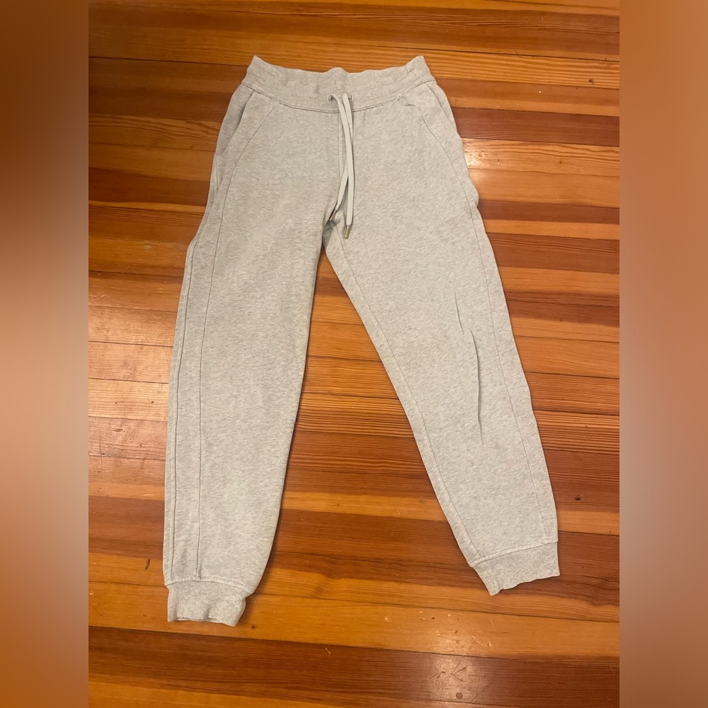 Size 6 light grey lululemon sweatpants